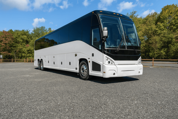 Charter Bus Rental Hampton 56 Passenger Charter Bus